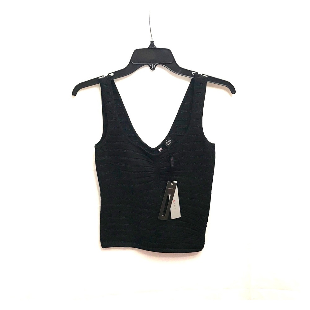 WR 9000 black sleeveless summer top